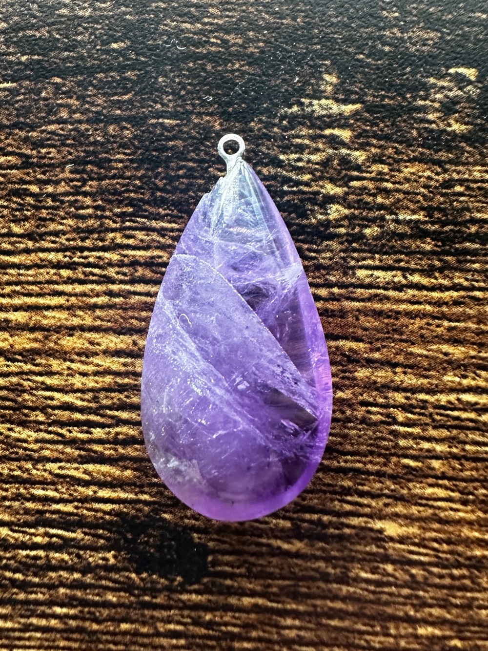 Amethyst Teardrop Pendant